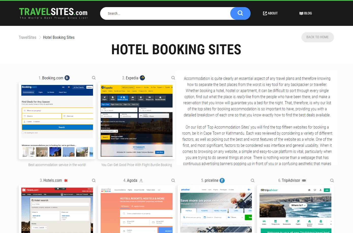 Travelsitescom  How to Find the Best Travel Sites for 