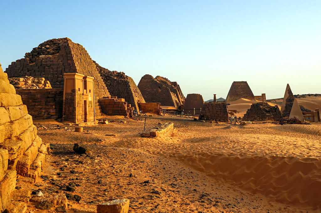 Nubian Pyramids, Meroe, Sudan