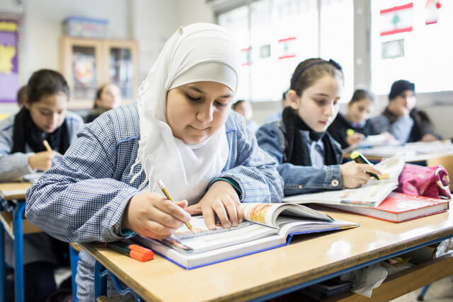 Teaching school students