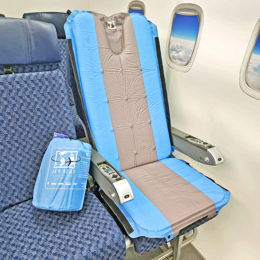 How to Make Your Plane Seat More Comfortable You Need the Jet Seat Cushion Mapping Megan